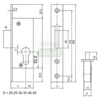 tekening kastslot eco