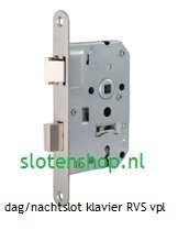 insteeksloten Mauer D+N Klavier RVS voorplaat