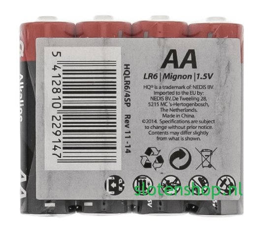 Alkaline batterij AA LR6