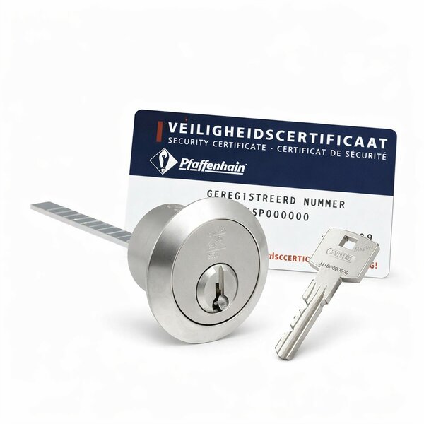 Magtec staartcilinder SKG3 met sleutel en certificaat - kerntrekbeveiligd
