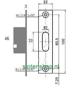 tekening sluitkom 9526