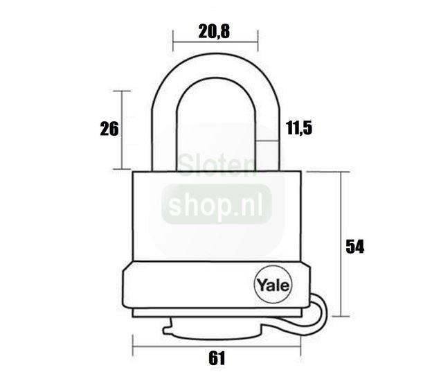 tek Yale hangslot y220/61