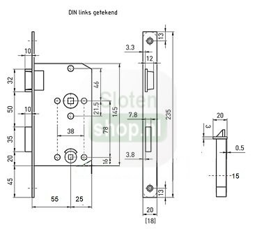 afmetingen renovatie pc slot