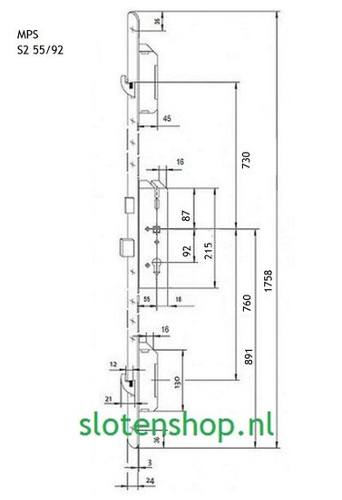 afm. mpsluiting pc92-24