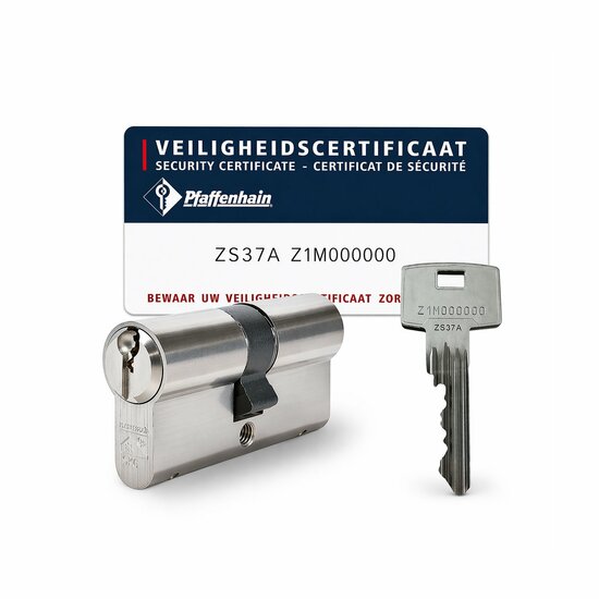 Pfaffenhain ZOLIT SKG** cilinder met veiligheidscertificaat en sleutel zs37a