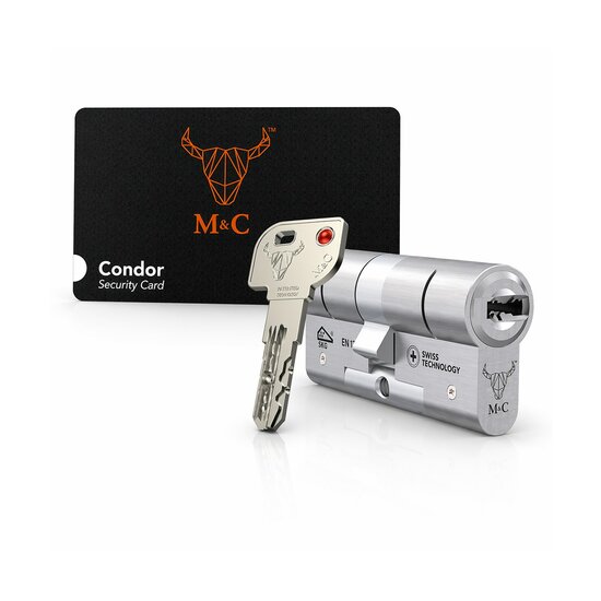 M&amp;C Condor SKG3 cilinder met sleutel en security card