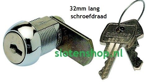 Postkastslot 32mm lang leverbaar met masterkey - SKG veiligheidssloten, beslag, raamsluitingen bij Slotenshop.nl de inbraakpreventie