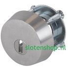 RVS Rozet SKG***® met kerntrekbeveiliging voor oplegsloten Lips