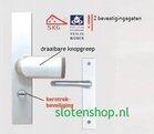 S2 Veiligheids-buitenschild SKG***® beweegbare knopgreep PC 62 met kerntrek