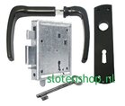 Poortslot set hefschoot BB met 2 sleutels en klinkset Poortslot set hefschoot BB met 2 sleutels en klinkset